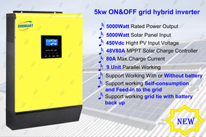 Système hybride Sur et Hors Réseau 5KW Système D'énergie Solaire/Hybride Système D'énergie Solaire À La Maison 5kw 10kw 20kw - Product Image 3