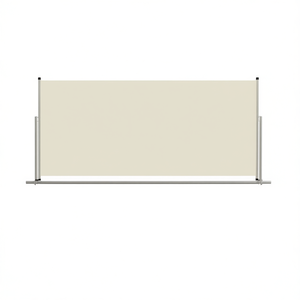 Auvent latéral en aluminium avec toile en polyester, rétractable manuellement, fixation murale, style moderne, pour extérieur - Product Image 1