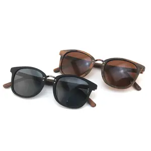 Italy Design UV400 Fashion mazzucchelli Acetate Wood Frame 90s Polarized Women Shades Sun Glasses Sunglasses Made in China 2019