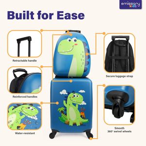 Hardshell Cartoon <b>Suitcase</b> Carry-on Luggage Hardshell Cartoon <b>Suitcase</b> Toddler Rolling Luggage <b>Suitcase</b> Kids Luggage - Product Image 2