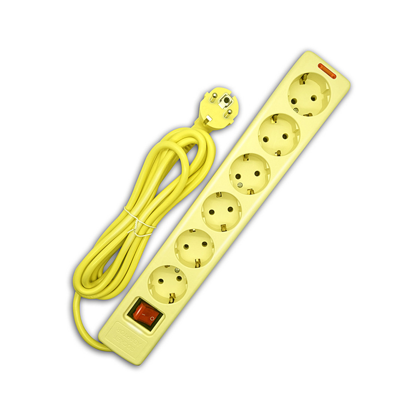 European-style power socket 1.5m four-five-six-bit European standard air-conditioning plug-in wiring board Korea 16A socket