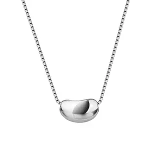 Традиционный китайский недостающих товаров серебряный цвет цепочка ожерелье ормося jumble бусины ожерелье с подвеской для женщин