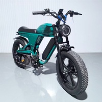 Vélo Électrique Hybride Tout-Terrain à Suspension Intégrale 500W-1000W VTT Rétro Moteur Arrière en Alliage d'Aluminium 7 Vitesses EU NL