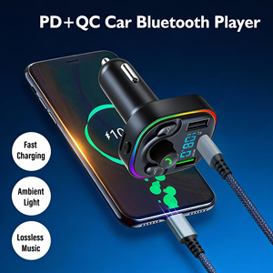Transmisor FM para Auto Portátil X8 BT5.0 con Doble Puerto USB, Cargador Rápido, Compatible con MP3, Llamadas Manos Libres y Tarjeta TF, 1 Año de Garantía - Product Image 5