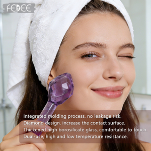 كرات الثلج الرائجة لتبريد الوجه، جهاز تدليك زجاجي للعناية بالبشرة، يقلل الانتفاخ ويعزز الدورة الدموية - Product Image 5