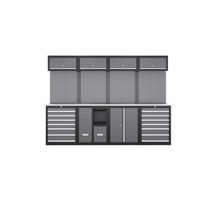 Armoire à outils en acier à 4 unités avec établi multifonctionnel pour garage et bricolage - Product Image 6
