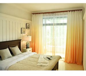 Cortina estampada para ventana, panel de poliéster, gancho barato, cortina y cortinas de color ombré, venta al por mayor - Product Image 3