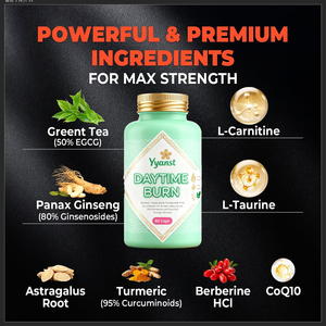 Cápsulas Quemagrasas Diurnas OEM/ODM, Cápsulas para Pérdida de Peso, Recuperación Muscular, Aumento del Metabolismo - Product Image 5