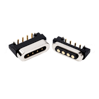 HytePro-mini conector magnético a usb, 4 pines, impermeable, con pogo digital