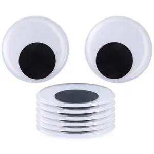 Tamanho sortido Embalagem personalizada Wiggle Googly Eyes Auto-adesivo Craft Eyes Round Wobbly Eyes Sticker para DIY Craft