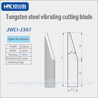 JWEI Serie Hartmetall-Zertifizierte Oszillierende Klinge Hochverschleißfeste Vibrationsmesser für Leder-, Schaum- und Kartonschneiden J307
