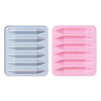 Moule en silicone multi-usages M61359 pour crayons de couleur, pinceaux d'enseignement faits maison, gâteaux et chocolats