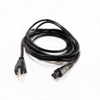 Câble d'extension adaptateur de chargeur secteur pour ordinateur portable 10A 250V 18AWG, prise US Nema5-15P vers IEC C5 (prise trèfle) pour ordinateur portable