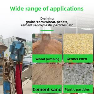 Küçük ve büyük 100mm 120mm hortum tahıl emme makinesi araç monte tahıl boşaltma ve kum pompalama makinesi çiftlik kullanımı için - Product Image 4