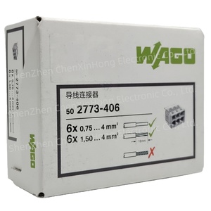 Wagos 2773 406ขั้วต่อสายไฟแบบกดเร็ว2773-406ใส0.75mm2สีเทากับ<span class=keywords><strong>4mm2</strong></span> wagos ขั้วต่อสายไฟแบบเร็ว2773-406 - Product Image 6