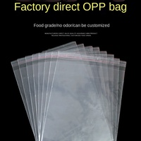 Sac d'expédition d'emballage transparent à poche plate, impression offset recto-verso, pour bijoux, magasin de détail, stockage, PE/OPP/CPP/PP