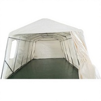 Abri de voiture instantané, auvent de voiture avec structure en acier et bâche imperméable
