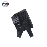 Lampu Par LED RGBW 4in1 10W 24 Buah dengan Casing Aluminium Die-cast, Sistem Master-Slave Otomatis 4/8CH untuk Pencahayaan Panggung Luar Ruangan dan Pesta