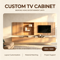 Meuble TV de rangement spacieux pour salon, en bois moderne et finition de luxe, écologique, idéal pour appartement, hôtel et centre commercial