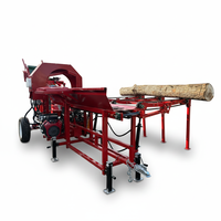 Fendeuse de bois hydraulique à alimentation par chaîne 35T 40T pour machines forestières, processeur de bois de chauffage avec certificat CE