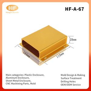Customized IP54 Silver PCB Instrument Electronic Control Box Wall Mount Extruded Aluminum <b>Enclosure</b> Case for Circuit Board - Product Image 2