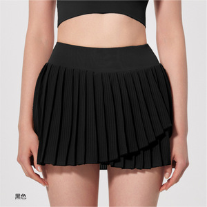 Jupe athlétique plissée taille haute pour femme Jupe de tennis respirante avec poches Jupes de golf - Product Image 5