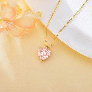 Pendentif cœur en morganite violet clair 3 carats, collier en or massif 14 carats, pierre de naissance de juin, cadeau de bijoux pour anniversaire et soirée romantique pour elle - Product Image 3