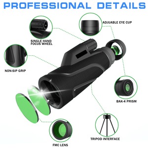 Kunpeng <b>Monocular</b> 10x42 High Magnification <b>Night</b> <b>Vision</b> Outdoor Use - Product Image 3