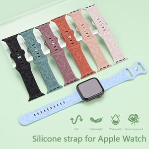 <span class=keywords><strong>Correa</strong></span> de reloj de silicona suave para <span class=keywords><strong>Apple</strong></span> <span class=keywords><strong>Watch</strong></span> 10 Band Diseño de grabado a prueba de agua para <span class=keywords><strong>Apple</strong></span> <span class=keywords><strong>Watch</strong></span> Band OEM ODM Buen <span class=keywords><strong>precio</strong></span> - Product Image 5