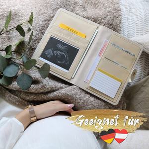 Trending PU Mother-Child Passport Sleeve Cover Mutterpasshulle Organizador con Heft Felt Mutterpass Book con características de tendencia - Product Image 4