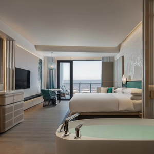 KHÁCH SẠN hiện đại Bộ đồ nội thất khách sạn thiết kế bộ <span class=keywords><strong>King</strong></span>-Size giường phù hợp với <span class=keywords><strong>King</strong></span>-Size giường Vali đứng cao cấp biệt thự nội thất phòng ngủ - Product Image 1