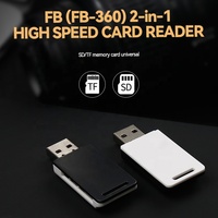 Lector de Tarjetas SD USB 2.0, Adaptador de Lector de Tarjetas Micro SD y TF al por Mayor para PC y Laptop
