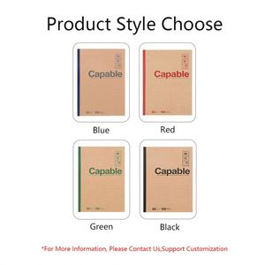 Wholesale A4 A5 B5 Exercise Book 40/60/80/100 Sheets Custom Printed Address Book for Primary Secondary School Notebook <b>Gift</b> Idea - Product Image 6