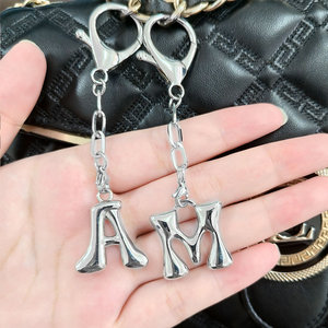 Nuovo Portachiavi con Lettera Iniziale A-Z in <span class=keywords><strong>Oro</strong></span> e Argento, Charm per Borse da Donna, Ciondolo Alfabeto per Borsette, Accessori Regalo - Product Image 5