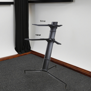 KOOL SOUND 1,2 M Aluminio Negro Avión Teclado Soporte de instrumentos musicales de moda Hecho en China en venta - Product Image 5