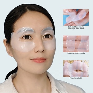 Maschera per <span class=keywords><strong>Occhi</strong></span> in Fogli di Bio Cellulosa con Infusione di Tè Verde, Alghe e Cocco, Idratazione Profonda, Anti-Gonfiore, Anti-Età per Donne, Guangdong - Product Image 5
