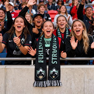 High Quality Custom Logo Soccer Club Slogan <strong>Scarf</strong> Tassel Acrylic Jacquard Multi Color Fan <strong>Scarves</strong> For Football <strong>Scarf</strong> - Product Image 2