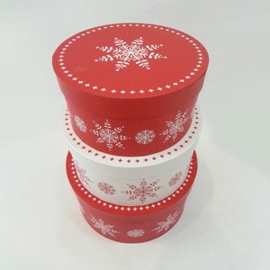 Custom Christmas Holiday Paper <b>Gift</b> <b>Box</b> <b>Round</b> <b>Box</b> Wedding <b>Round</b> <b>Gift</b> Paper <b>Box</b> Decoration Flower Packaging <b>Box</b> - Product Image 3