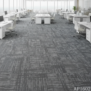 Dalles de moquette de bureau 50x50, insonorisation, prix bas, dalles de moquette bon marché, revêtement de <span class=keywords><strong>sol</strong></span> de bureau, dalles de moquette carrées de luxe pour usage commercial - Product Image 1