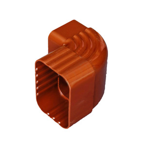 Connecteur coudé à <span class=keywords><strong>90</strong></span> degrés pour gouttière en PVC de style K, résistant à la corrosion et aux UV, pour drainage de toiture - Product Image 2