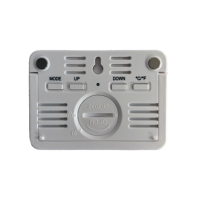Logo Customized Digital LCD Display Thermo Hygrometer Temperature Humidity Instruments Table Clock Bedroom Office