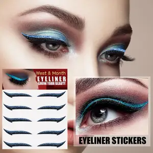 Womens Eye Stickers Makeup Colorful Laser Face Face Art Eyeliner Tattoo  Sticker