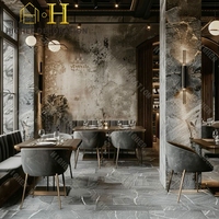 Salle à manger complète haut de gamme, design personnalisé, ensemble de meubles faciles à nettoyer pour restaurant, vente en gros de tables et de chaises pour restaurant
