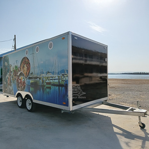 Remolque de Comida Rápida Móvil con Equipamiento Completo para Dulces y Chips, Uso en Exteriores, Construcción de Fibra de Vidrio, Certificado CE - Product Image 4