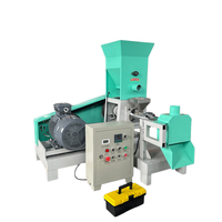 Machine d'extrusion d'aliments pour bétail, moutons, porcs, volailles, avec effet de gonflage uniforme et assemblage à vis durable