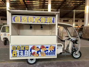 Chariot alimentaire à trois roues en acier inoxydable avec équipement de cuisine complet, camion de restauration rapide mobile électrique <span class=keywords><strong>pour</strong></span> la vente de rue - Product Image 6