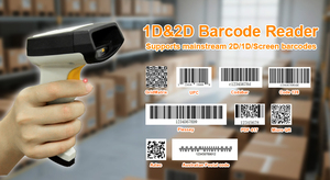 Escáner de Código de Barras Portátil con Lector de OCR para Tarjetas de Identificación y Pasaportes USB/RS232 para Aeropuerto HS-6201C - Product Image 4
