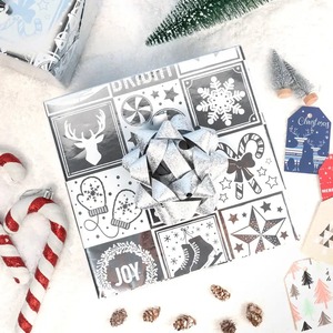 Rollo de Papel de Regalo Metalizado Reciclable Personalizado de Navidad, Impresión Digital Ecológica de una Sola Cara - Product Image 6