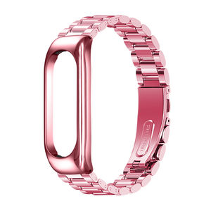 Mijobs - Correas de Metal al por Mayor, Accesorios de Acero Inoxidable para Relojes, Pulseras para Xiaomi Mi <span class=keywords><strong>Band</strong></span> 6 5 4 3 - Product Image 4