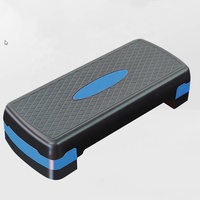 Plataforma de Ejercicio Ajustable Antideslizante de 68 cm, Material Duradero de PP+TPE, para Cardio, Yoga, Gimnasio, Entrenamiento, Fitness, Aeróbic